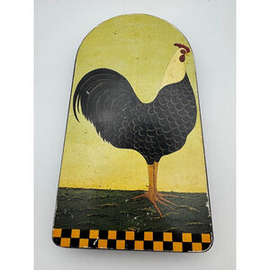 Lenox The Warren Kimble Flats Collection Wall Decor Rooster Wooden Plaque